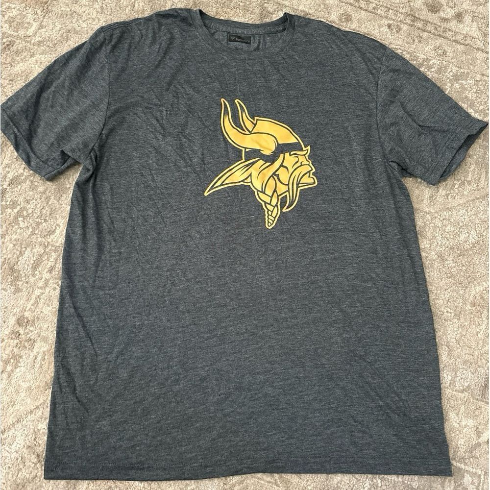 Minnesota Vikings t shirt gray L NWT Sporty